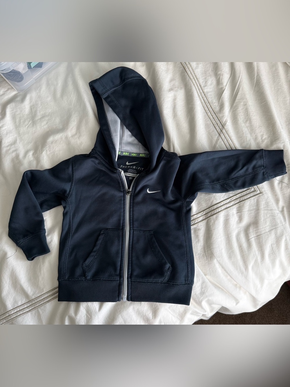 Nike Kids' Navy Zip-Up Hoodie
